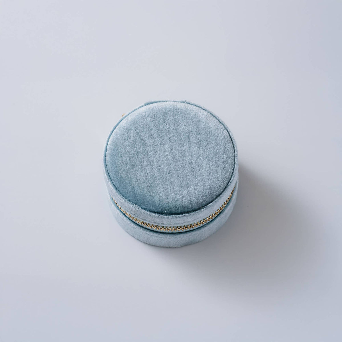 Round Velvet Jewelry Box