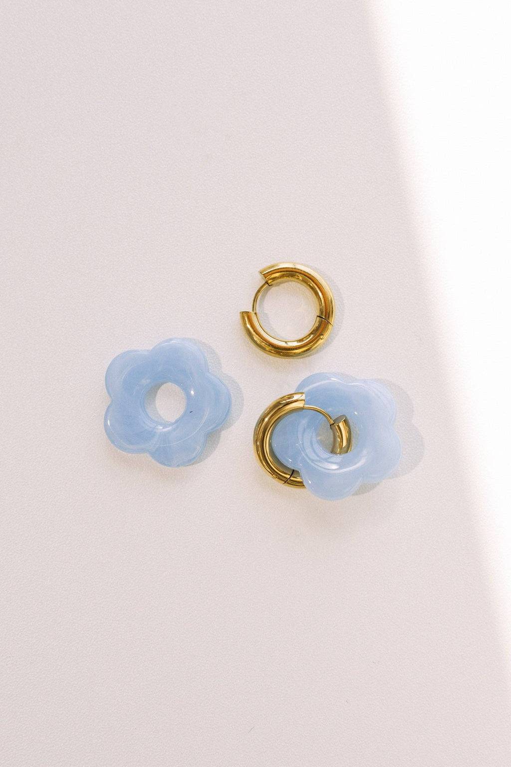 Color Me Daisy Hoop Earrings