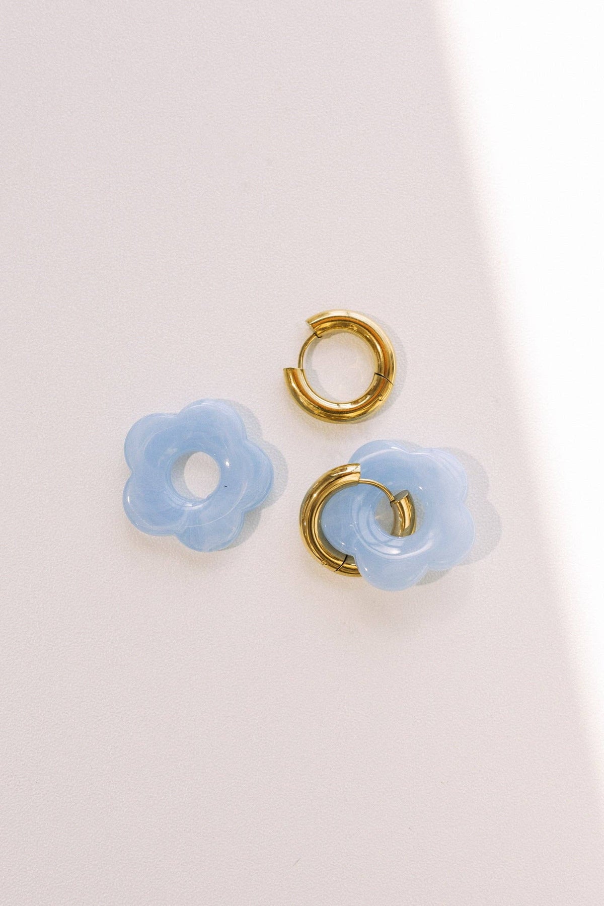 Color Me Daisy Hoop Earrings
