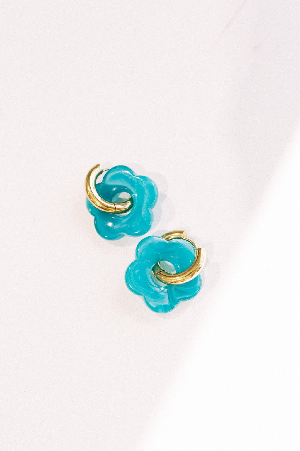 Color Me Daisy Hoop Earrings