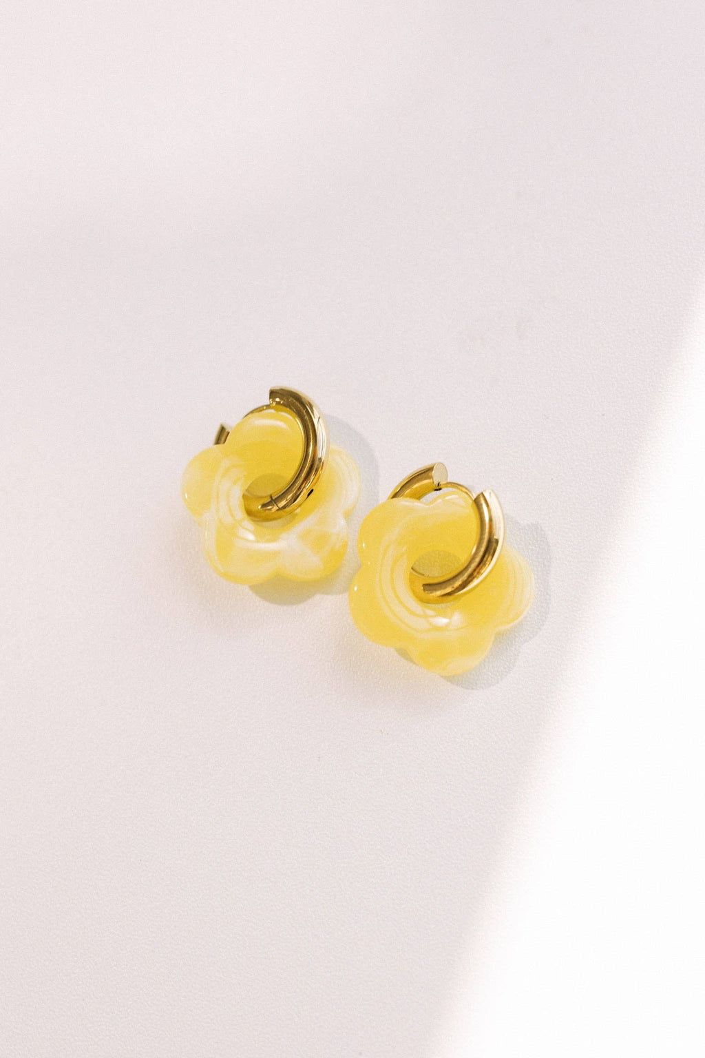 Color Me Daisy Hoop Earrings