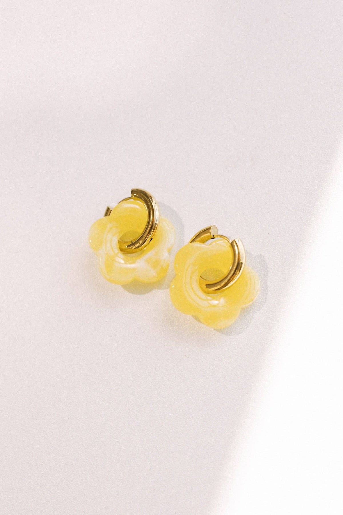 Color Me Daisy Hoop Earrings