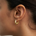 18K Gold Zenith Hoops