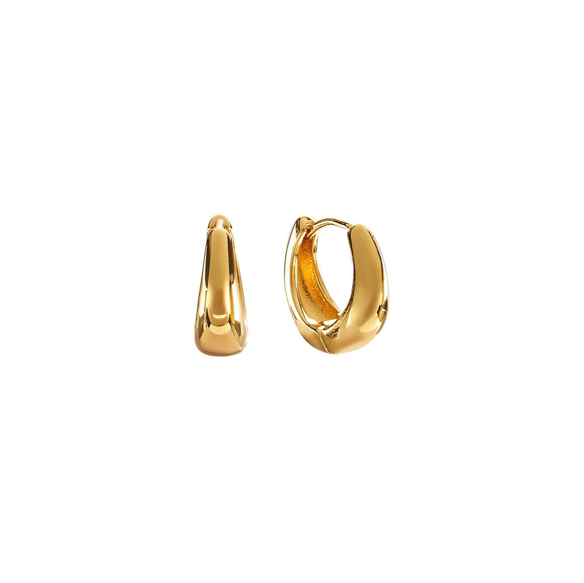 18K Gold Zenith Hoops