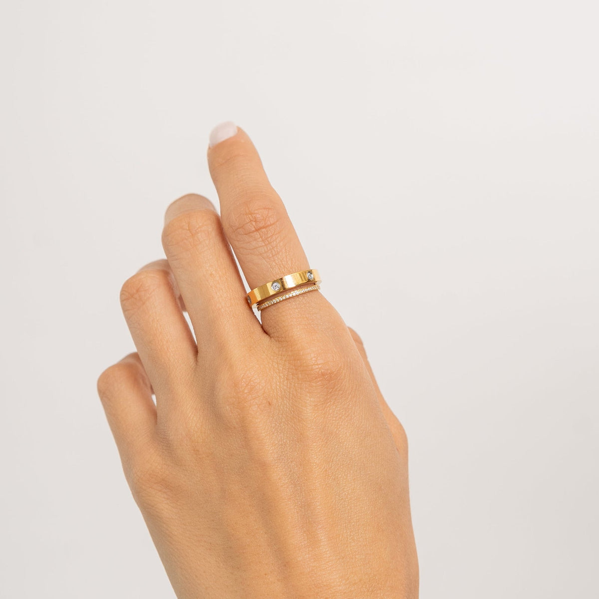 Gold Diamond Ring Band