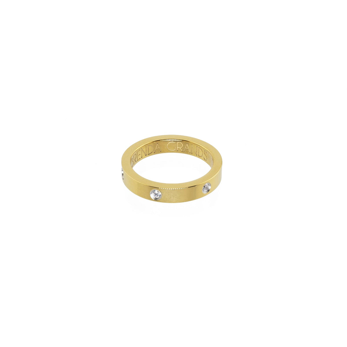 Gold Diamond Ring Band