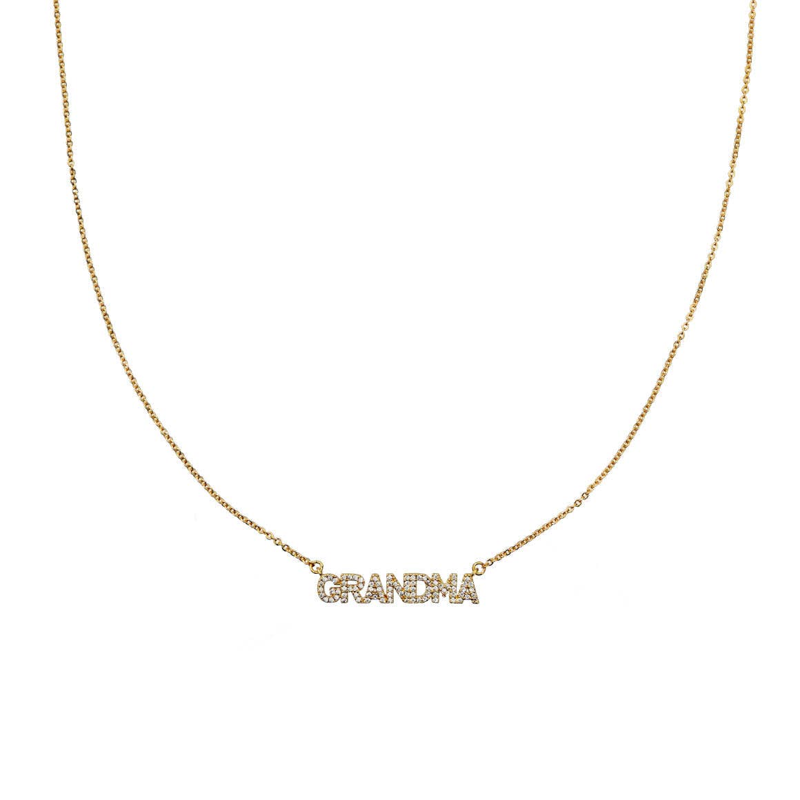 18K Gold Grandma Necklace