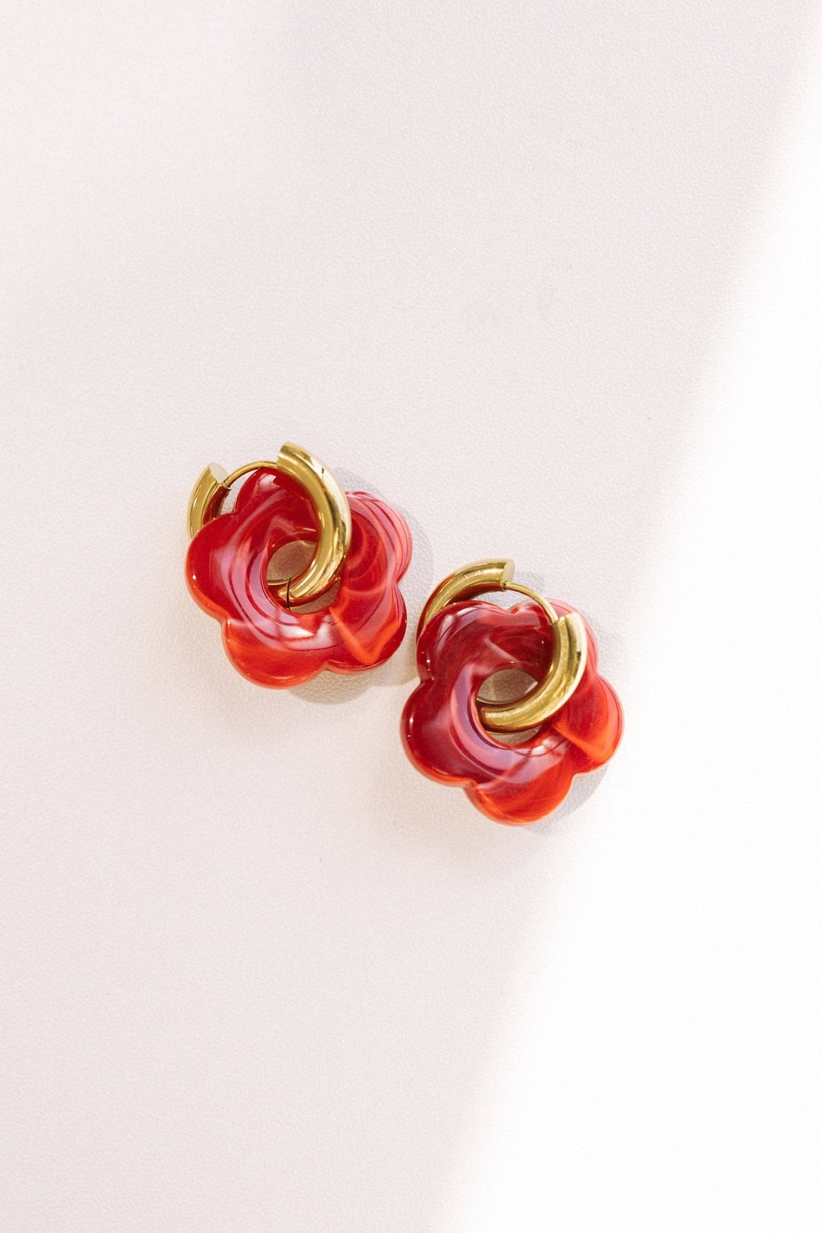 Color Me Daisy Hoop Earrings