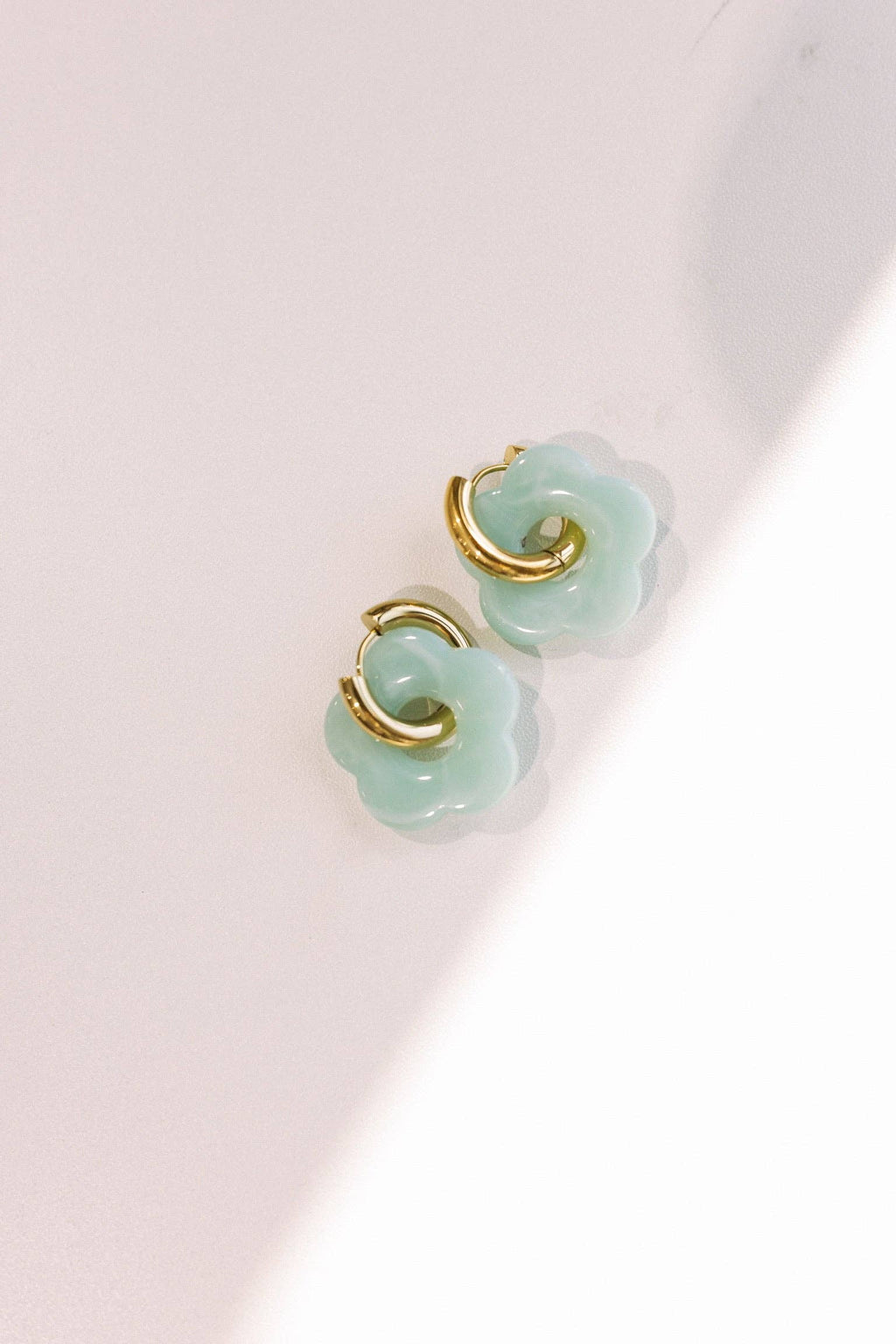 Color Me Daisy Hoop Earrings