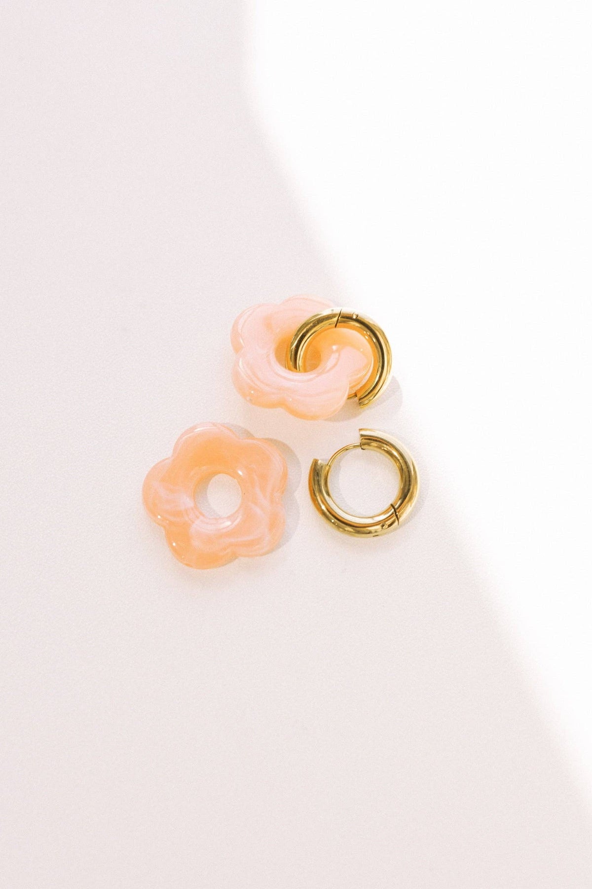 Color Me Daisy Hoop Earrings